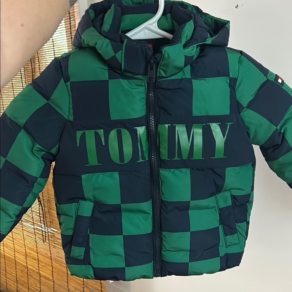 Tommy Hilfiger Checkered Puffer Jacket 12-18 months